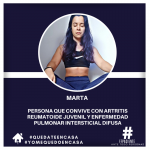 COVID19, Artritis Reumatoide Juvenil y enfermedad pulmonar intersticial difusa