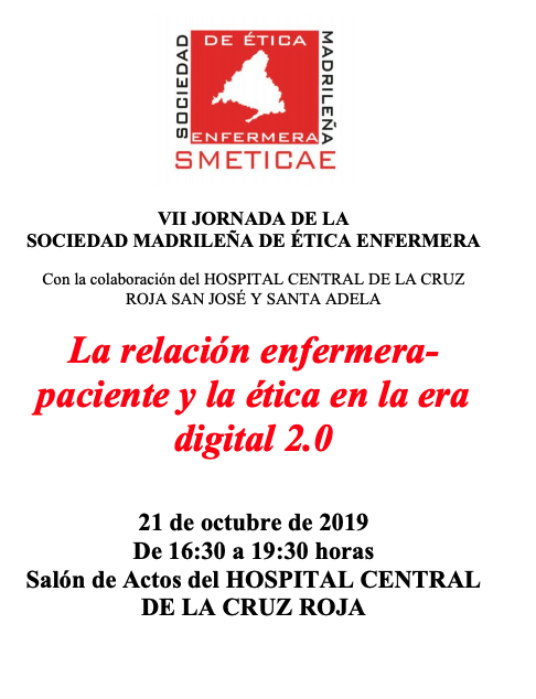 VII Jornada de la Sociedad Madrileña de Ética Enfermera. SMETICA