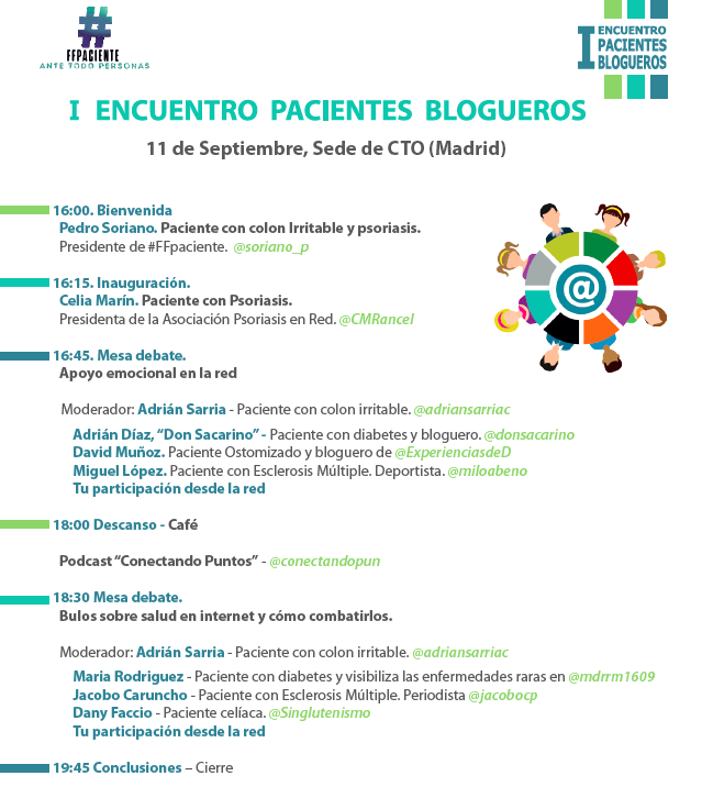 I Encuentro de Pacientes Blogueros de #FFPaciente