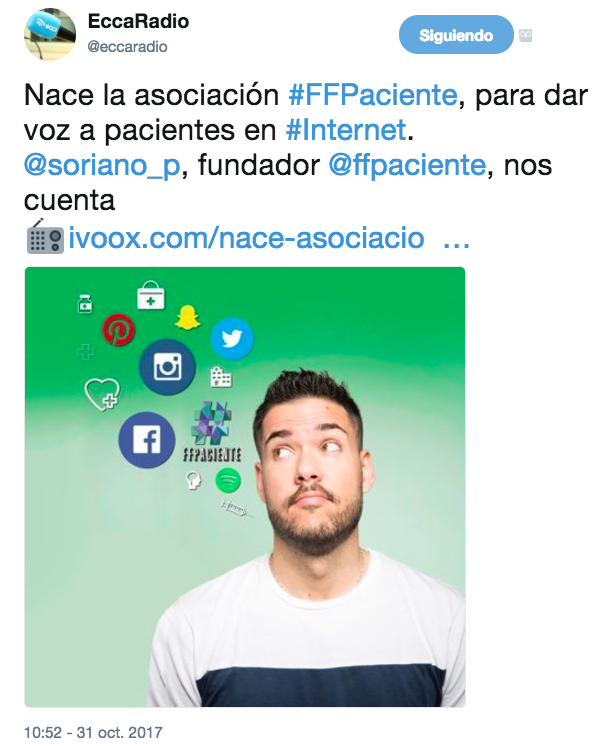 #FFPaciente en la emisora cultural de Canarias